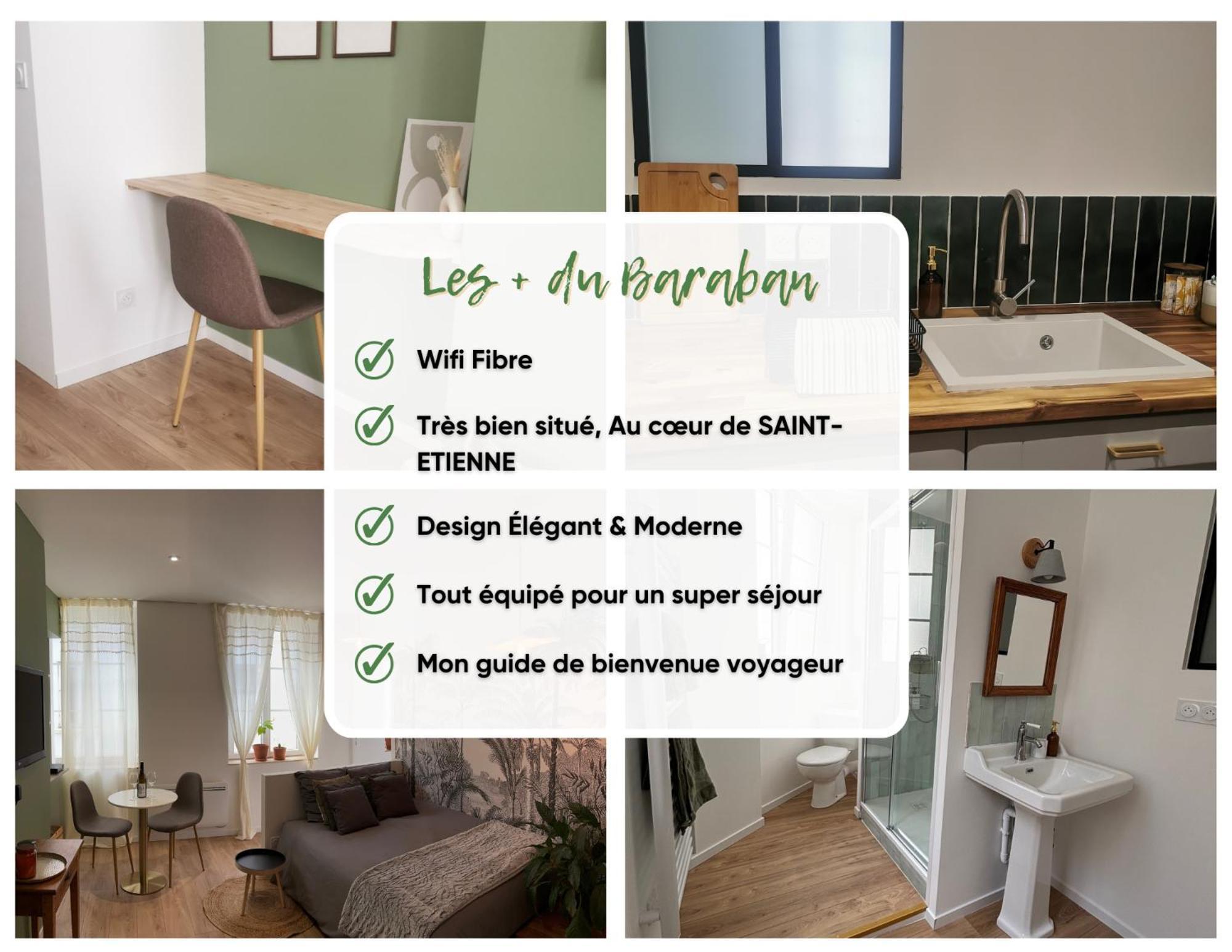 Apartmán Le Baraban : Cocon Hypercentre Saint-Etienne  Exteriér fotografie